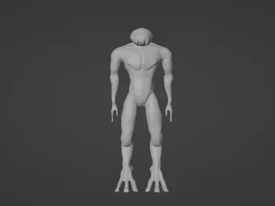 Insectoid warrior 3D model