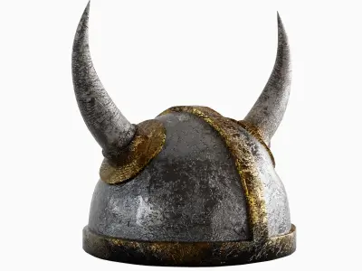 Viking Helmet 02 3D model