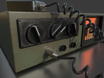 Military Radio Receiver 3D model