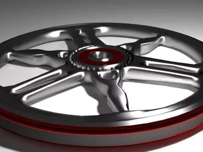Motorcycle Sportrim Yamaha 3D model