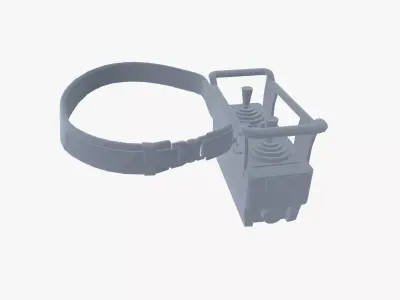 EOT Remote with belt 3D model