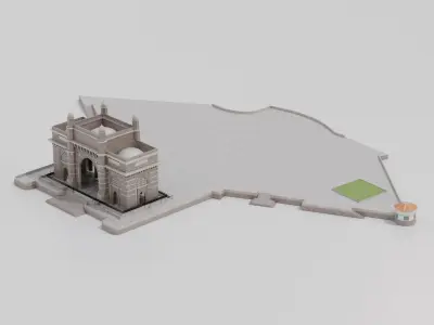 Gateway of India 3D model