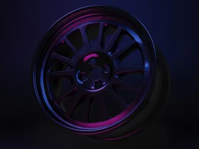 Wheel ATS Streetrallye RW  Free 3D model
