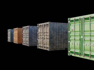 Shipping Container Free 3D model purchase