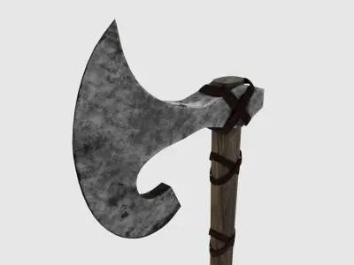 Viking AXE 3D model 4