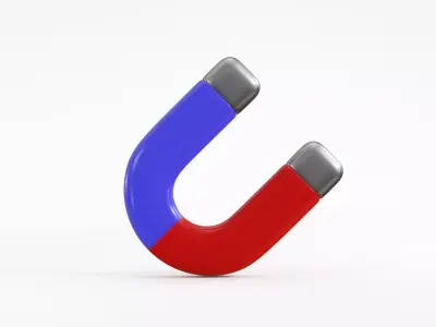 Magnet Low-poly 3D model buy