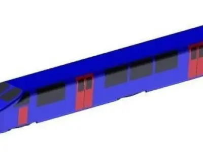 Fats train 3D model