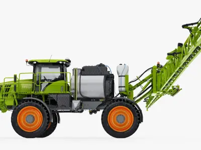 Tractor Sprayer 3D model