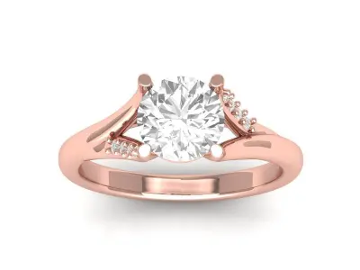 Wedding Ring 3D print model 79