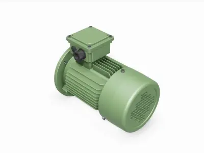 90L B5 IEC electric motor - 3D CAD model 3D model
