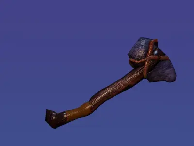 Axe Survival Realistic 3D Model 3D model