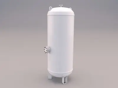 Industrial Tank Air Low-poly 3D model