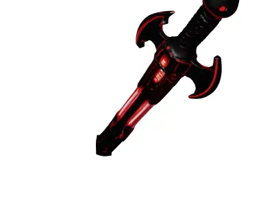 Futuristic Energy Glow Sword Weapon 3D model