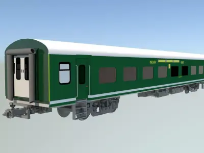 LHB Military Coach Free 3D model