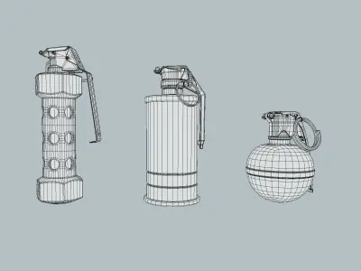 Military Accessory Part 1 Free 3D model