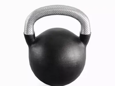 Kettlebell Set Low-poly 3D model