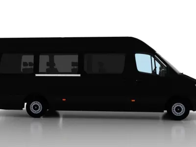 Mercedes Benz Sprinter L4H2 2009 Passenger EU 3D model