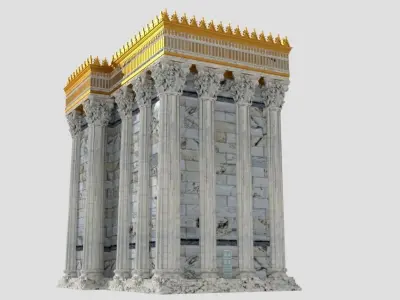 Herods Temple - New Pristine Version  3D model