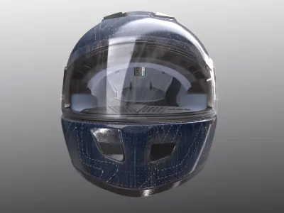 Helmet Nolan n62 3D model Low-poly 3D model