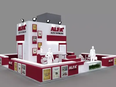 Exhibition Stand - ST0062 3D model