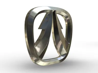 weiwang logo 3D model
