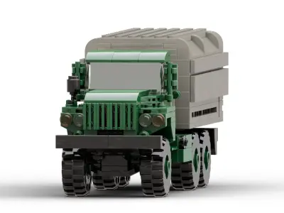 MocBricks3D - Lego Ural 4320 3D print model