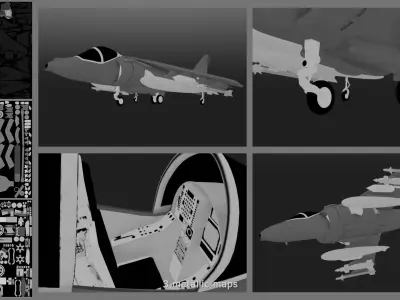 BAe Harrier II GR9 3D model