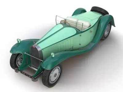 Bugatti Type 41 Royale Esders 3D Model 01 3D model