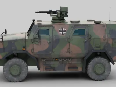 Dingo 2 Armored Car 3D model