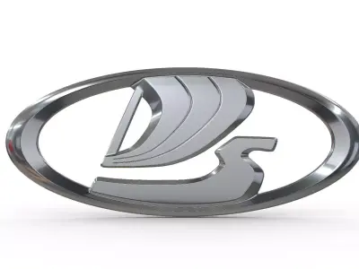 Vaz Logo 3D model by 3dlogoman