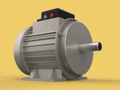 STANDART ELECTRIC MOTOR IEC  3D model