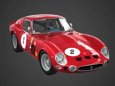 Ferrari 250 GTO - 330 GTO - 4561SA - No Engine 3D model