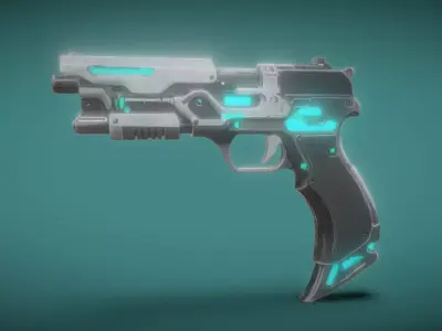 Gun Bundle 3D model buy
