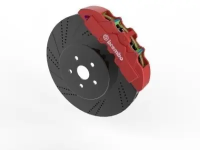Brake Disc Brembo Free 3D model