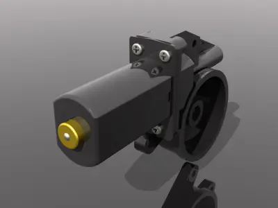 power window dc motor Free 3D model