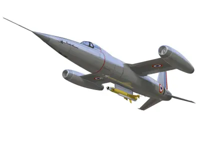 SNCASO SO9000 Trident 3D model