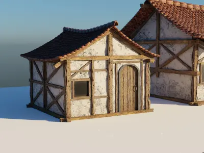 Japanese Houses 3D model