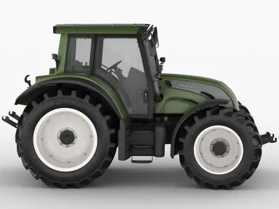 Valtra N142 tractor 3D model