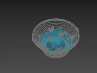 ghangal 3d model copper bowl 3D model