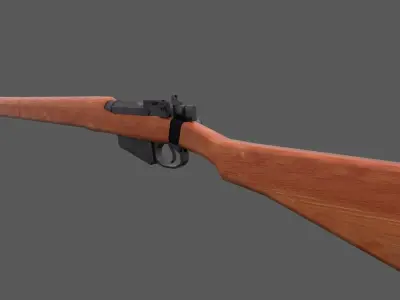 Lee Einfield WW2 Weapon Low-poly 3D model
