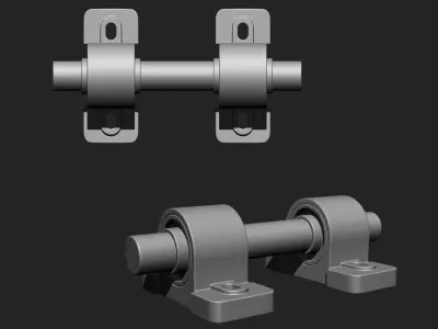 Mechanical Parts IMM Brush Pack 21 in One Vol 2 3D model