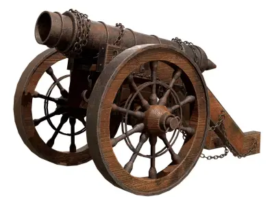 Cannon-5-Old Version Low-poly 3D model