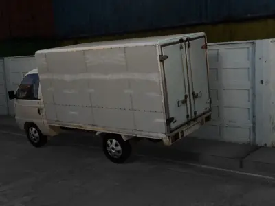 Hafei Ruiyi Box Truck Free low-poly 3D model