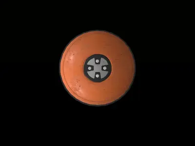  PBR SCI -FI Cistern Low-poly 3D model