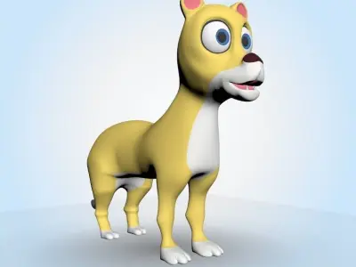 Leopard 3D model