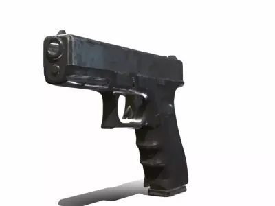 GLOK 17 GEN3 STANDARD Low-poly 3D model