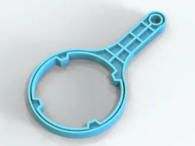 Water Filter Wrench 4 Inches 3D print model