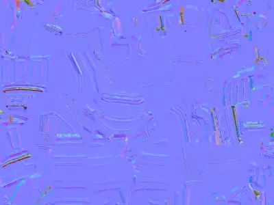 Purple and Pink Pistol 3D model