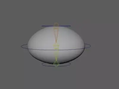 balloon rigged Low-poly 3D model