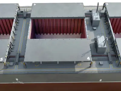 Bulk carrier  3D model